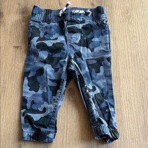 dip Kids Black and Blue Camo Joggers